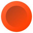 Connect Four icon - shaded circle